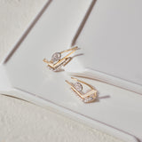 Modern Geometric Ear Climbers
