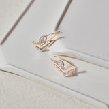 Modern Geometric Ear Climbers