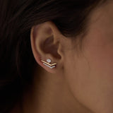 Modern Geometric Ear Climbers