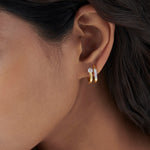 Gleam Diamond Stuggies, 14K Gold Vermeil, 1/5 ct Lab Grown Diamond-4