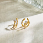 Gleam Diamond Stuggies, 14K Gold Vermeil, 1/5 ct Lab Grown Diamond-6