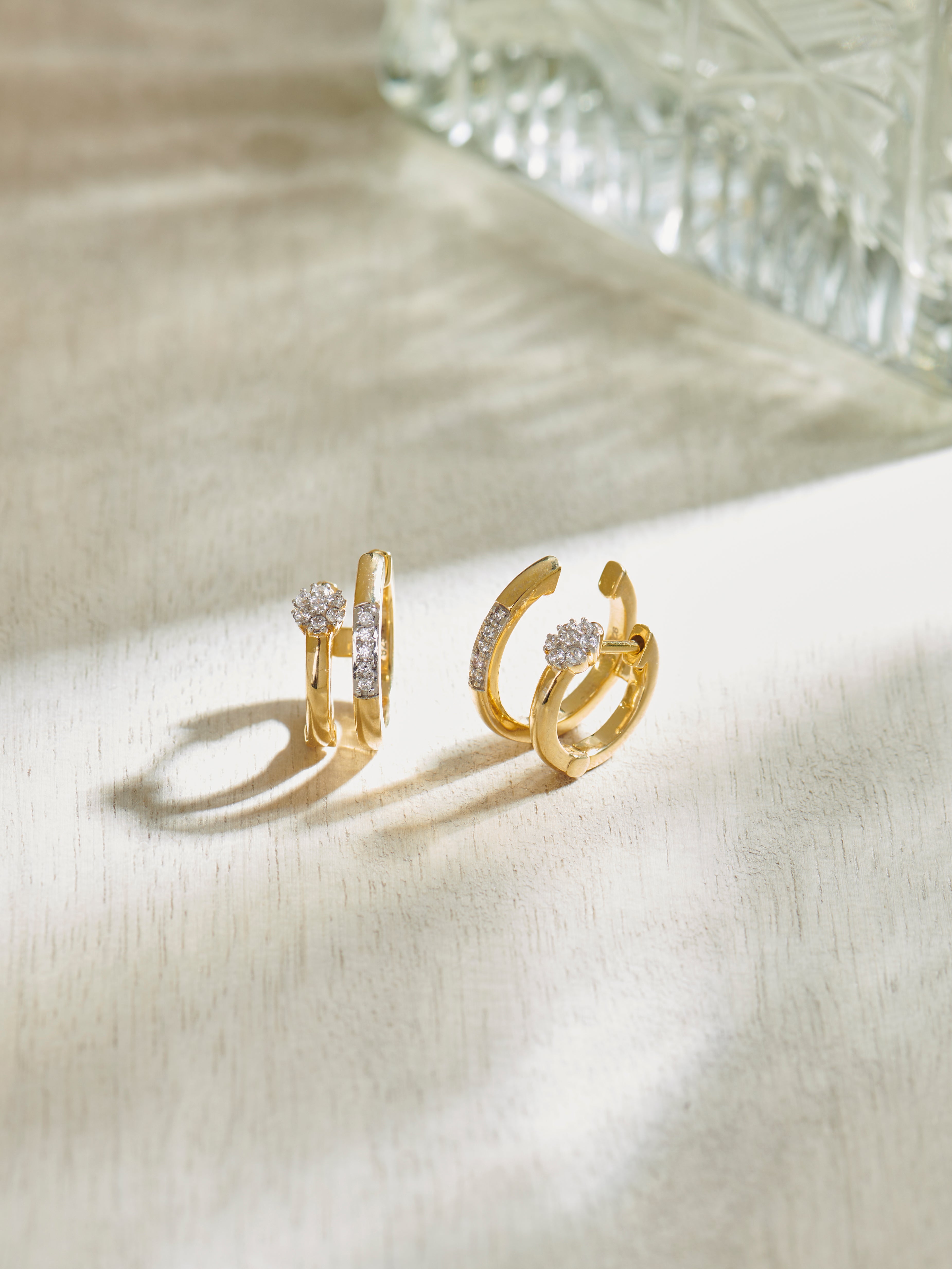 Gleam Diamond Stuggies, 14K Solid Gold, 1/5 ct Lab Grown Diamond-6