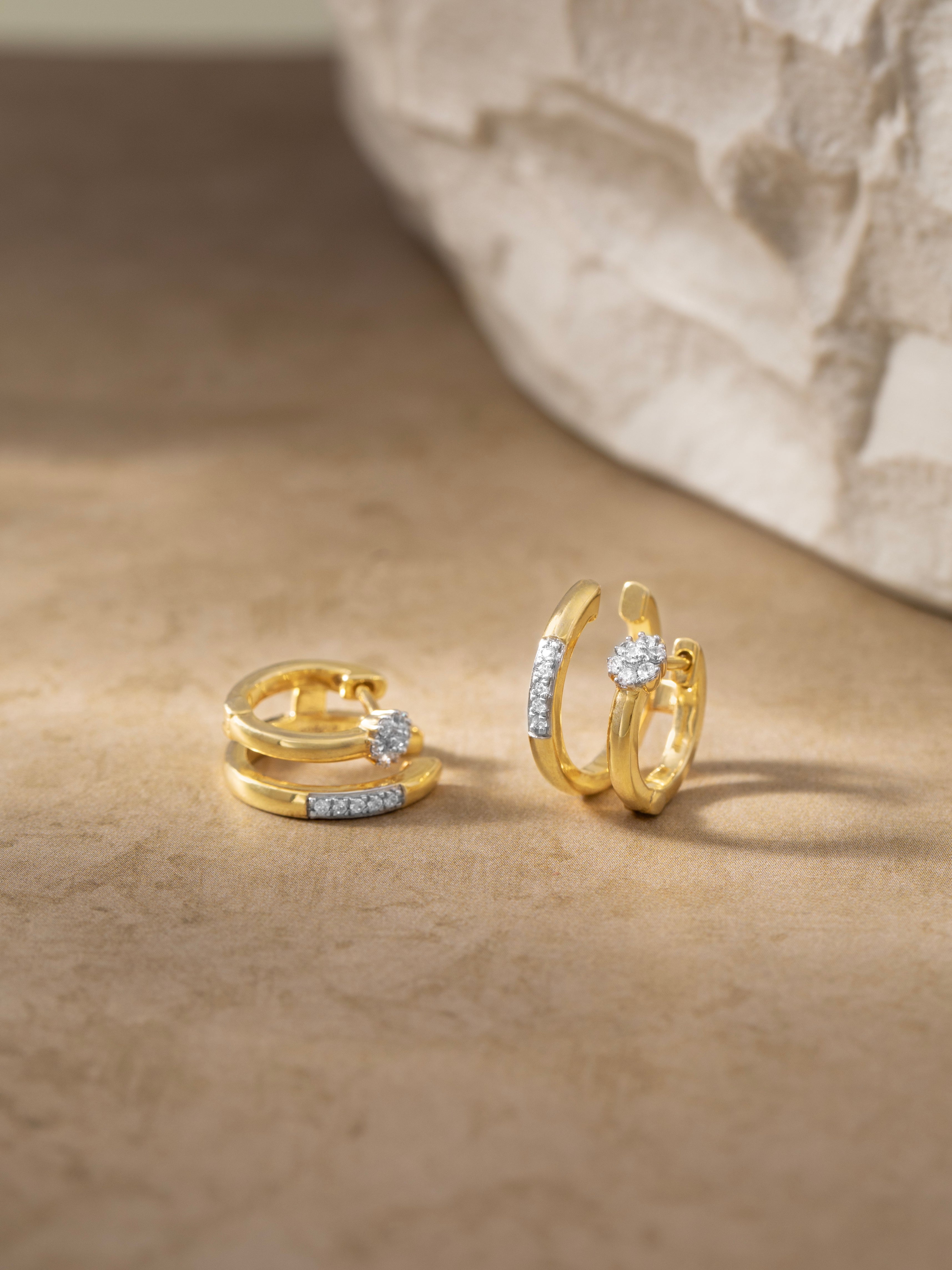 Gleam Diamond Stuggies, 14K Gold Vermeil, 1/5 ct Lab Grown Diamond-5