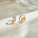 Gleam Diamond Stuggies, 14K Gold Vermeil, 1/5 ct Lab Grown Diamond-1