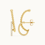 Beaded Diamond Ear Suspender