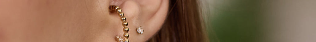 Beaded Diamond Ear Suspender