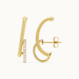 Twist Diamond Ear Suspender