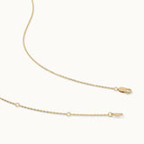 Infinity Diamond Necklace, 14K Solid Gold, 1/5 ct Lab Grown Diamond-8