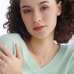 Infinity Diamond Necklace, 14K Gold Vermeil, 1/5 ct Lab Grown Diamond-5