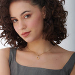 Vertical Infinity Diamond Necklace, 14K Gold Vermeil, 1/8 ct Lab Grown Diamond-5
