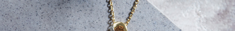 Vertical Infinity Diamond Necklace, 14K Gold Vermeil, 1/8 ct Lab Grown Diamond-1
