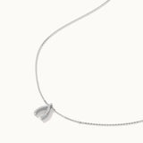 Wishbone Diamond Necklace, 14K Solid Gold, 1/8 ct Lab Grown Diamond-7