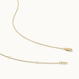 Twisted Round Diamond Necklace, 14K Gold Vermeil, 1/3 ct Lab Grown Diamond-8