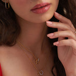 Interlocked Diamond Necklace, 14K Gold Vermeil, 1/3 ct Lab Grown Diamond-2