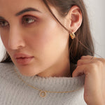 Sun Diamond Pendant Necklace, 14K Solid Gold, 1/3 ct Lab Grown Diamond-2