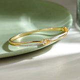 Celtic Diamond Knot Bracelet, 14K Gold Vermeil, 1/3 ct Lab Grown Diamond-8