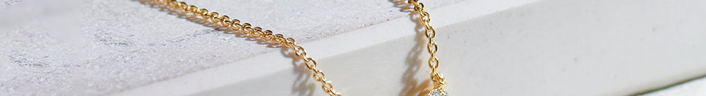 Bow Diamond Necklace, 14K Solid Gold, 1/5 ct Lab Grown Diamond-1