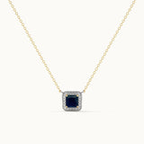 Geometric Diamond Necklace, 14K Gold Vermeil, 1/10 ct Lab Grown Diamond-3