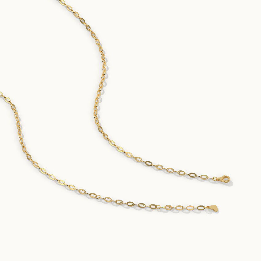 Sun Kissed Heart Diamond Necklace, 14K Solid Gold, 1/4 ct Lab Grown Diamond-6