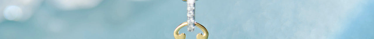 Circlet Bee Buzz Diamond Necklace, 14K Gold Vermeil, 1/5 ct Lab Grown Diamond-1