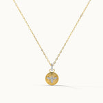 Circlet Bee Buzz Diamond Necklace, 14K Solid Gold, 1/5 ct Lab Grown Diamond-3