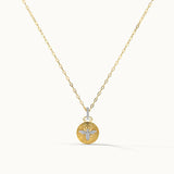 Circlet Bee Buzz Diamond Necklace, 14K Solid Gold, 1/5 ct Lab Grown Diamond-3