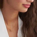 Interlocked Circle Diamond Necklace, 14K Gold Vermeil, 1/3 ct Lab Grown Diamond-5