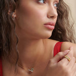 Quirky Cera Necklace, 14K Solid Gold-2