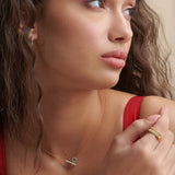 Quirky Cera Necklace, 14K Solid Gold-2