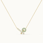 Quirky Cera Necklace, 14K Solid Gold-3