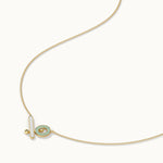 Quirky Cera Necklace, 14K Solid Gold-7