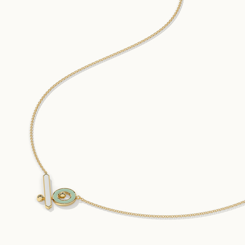 Quirky Cera Necklace, 14K Solid Gold-7