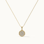 Wave Cluster Diamond Necklace, 14K Gold Vermeil, 1/2 ct Lab Grown Diamond-3