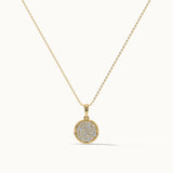Wave Cluster Diamond Necklace, 14K Gold Vermeil, 1/2 ct Lab Grown Diamond-3