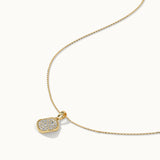 Wave Cluster Diamond Necklace, 14K Gold Vermeil, 1/2 ct Lab Grown Diamond-6