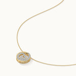 Infinity Diamond Heart Necklace, 14K Gold Vermeil, 1/5 ct Lab Grown Diamond-7