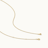 Infinity Diamond Heart Necklace, 14K Gold Vermeil, 1/5 ct Lab Grown Diamond-8