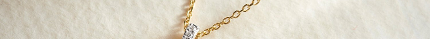 Octa Diamond Necklace, 14K Gold Vermeil, 1/4 ct Lab Grown Diamond-1