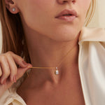 Octa Diamond Necklace, 14K Solid Gold, 1/4 ct Lab Grown Diamond-2