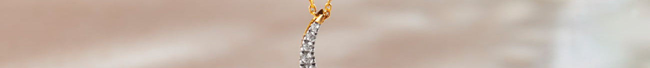 Sleek Diamond Necklace, 14K Gold Vermeil, 1/3 ct Lab Grown Diamond-1