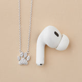 Paw Diamond Necklace