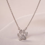 Paw Diamond Necklace