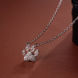 Paw Diamond Necklace