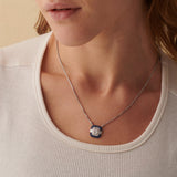 Deco Diamond Necklace, 14K Solid Gold, 3/8 ct Lab Grown Diamond-2