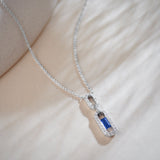 Paperclip Link Necklace, Sterling Silver, 1/3 ct Lab Grown Diamond-6