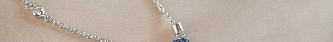 Deco Station Necklace, Sterling Silver, 1/2 ct Lab Grown Diamond-1