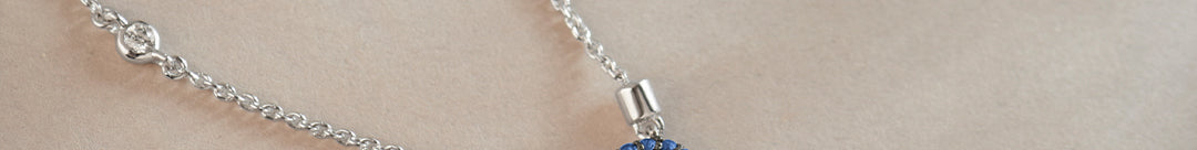 Deco Station Necklace, Sterling Silver, 1/2 ct Lab Grown Diamond-1