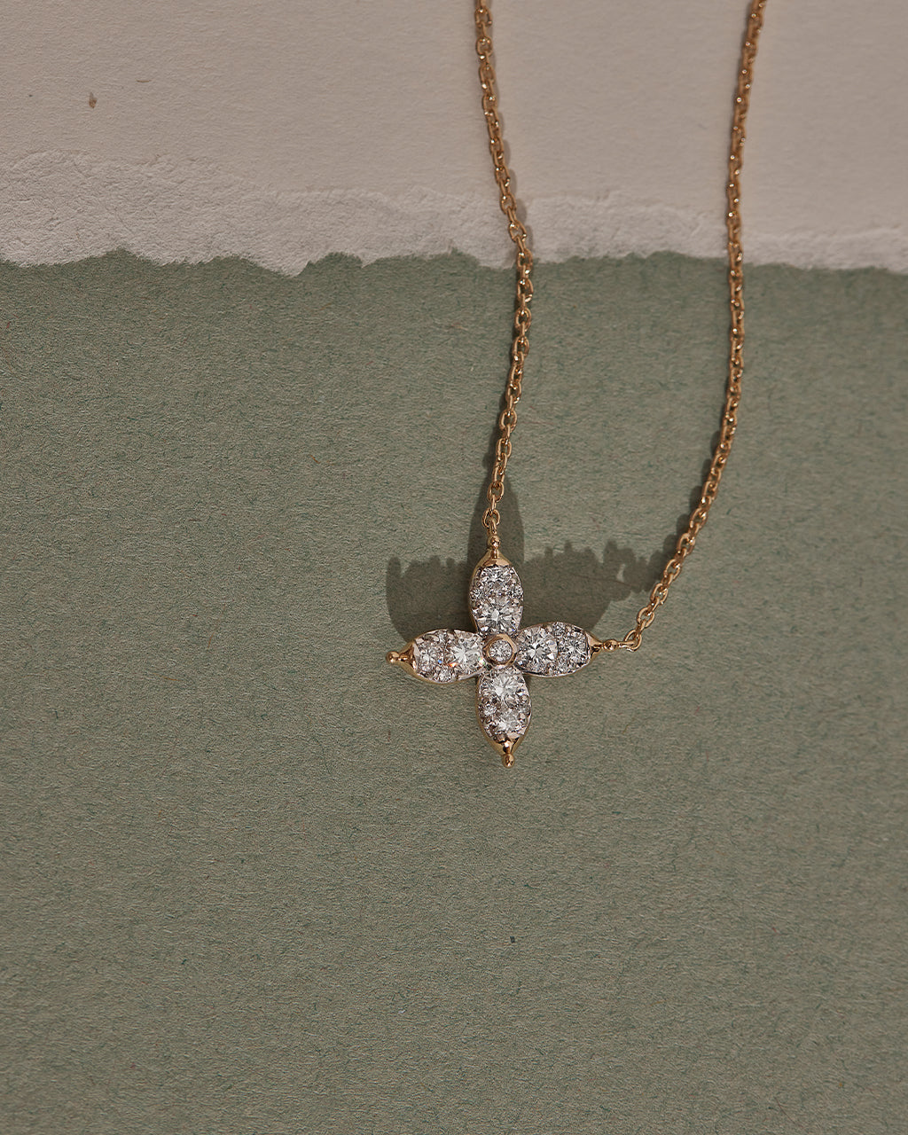 Butterfly Diamond Necklace, 14K Gold Vermeil, 1/2 ct Lab Grown Diamond-6