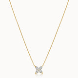 Butterfly Diamond Necklace, 14K Gold Vermeil, 1/2 ct Lab Grown Diamond-3