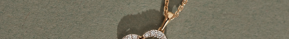 Clover Halo Diamond Necklace, 14K Gold Vermeil, 1/3 ct Lab Grown Diamond-1